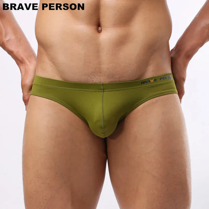 Brave Person Men’s Nylon Blend Briefs – Breathable Everyday Underwear