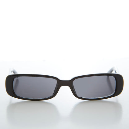 Sleek Rectangular Mod 90s Sunglasses - Hunter