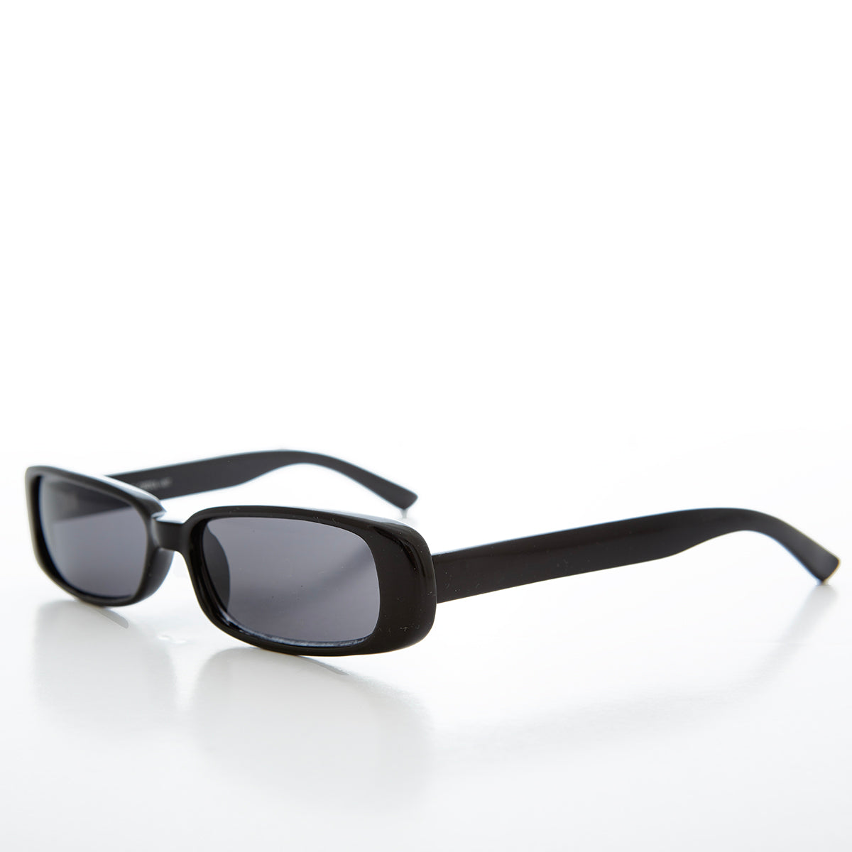 Sleek Rectangular Mod 90s Sunglasses - Hunter