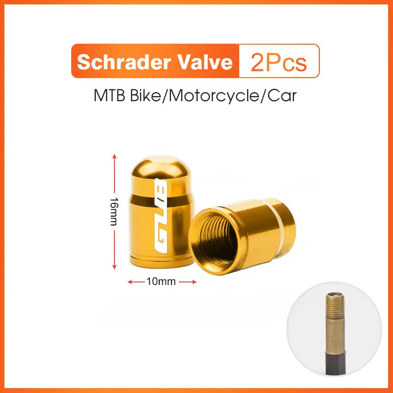 Aluminum Valve Stem Caps (Bike/Motorcycle/Car)