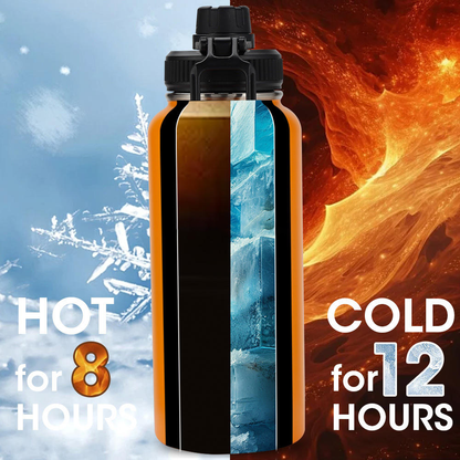 Tumbler 32oz  Insulated Stainless Steel Water Bottle with Leak-Proof Chug Lid