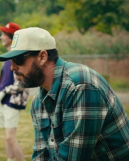 Happy Gilmore 2 Adam Sandler Green Plaid Shirt