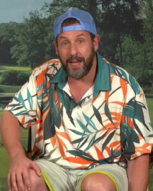 Happy Gilmore 2 Adam Sandler Hawaiian Polo Shirt