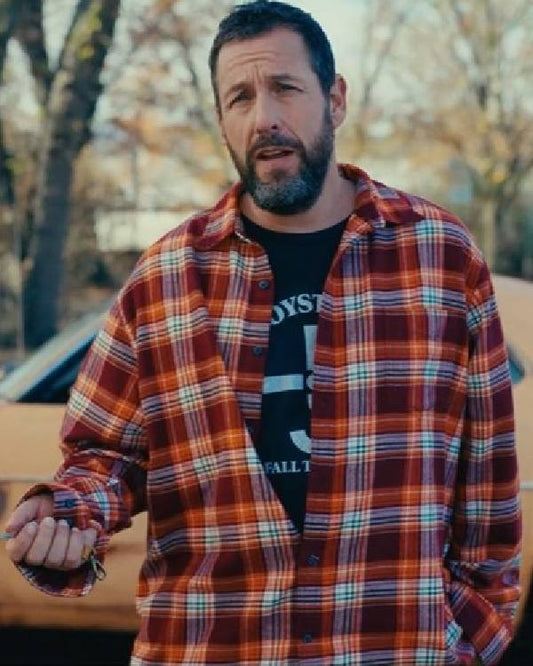 Happy Gilmore 2 Adam Sandler Plaid Check Shirt