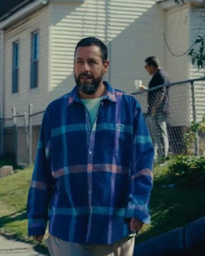 Happy Gilmore 2 Adam Sandler Multicolor Plaid Shirt