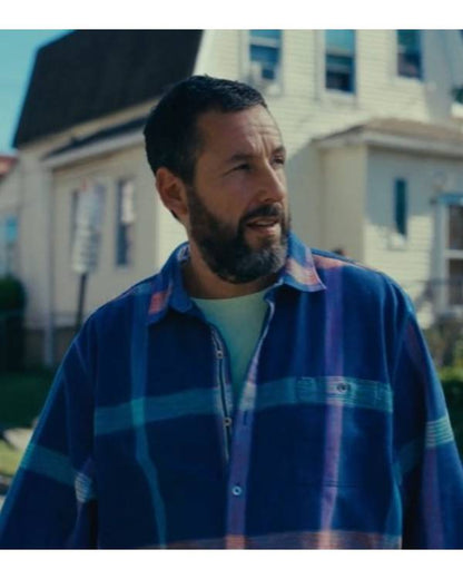 Happy Gilmore 2 Adam Sandler Multicolor Plaid Shirt