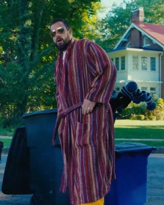 Happy Gilmore 2 Adam Sandler Striped Bathrobe