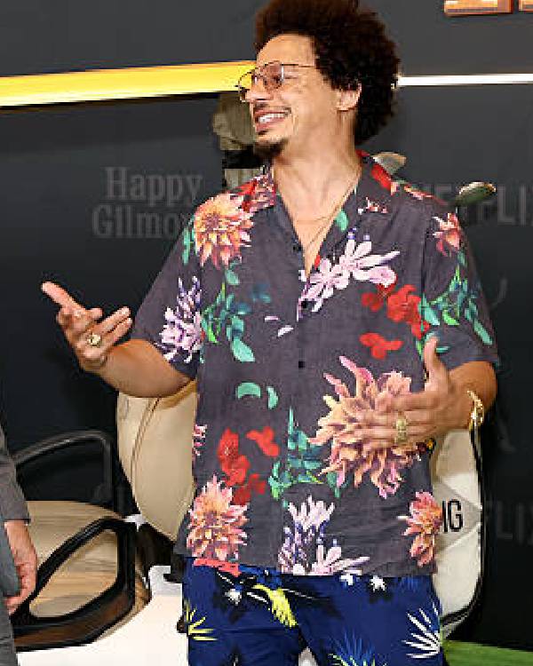 Happy Gilmore 2 Premiere Eric André NYC Floral Shirt