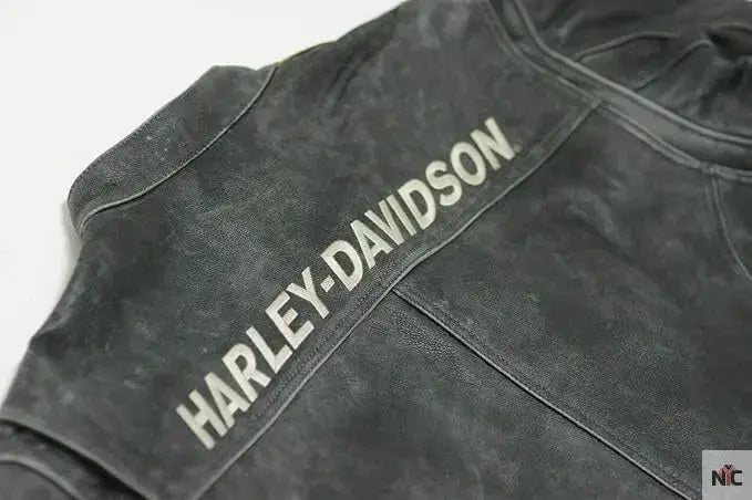 Harley Davidson Black Boxford Leather Jacket