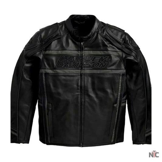 Harley Davidson Luminator 360 Black Leather Jacket