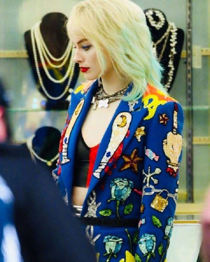 Harley Quinn Birds of Prey Sequin Blazer