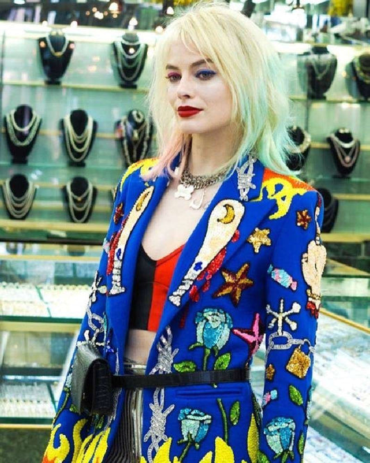 Harley Quinn Birds of Prey Sequin Blazer