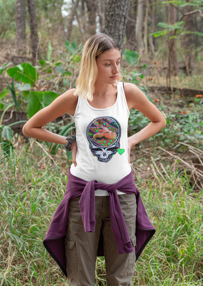 Hazey Skull Women's Tank