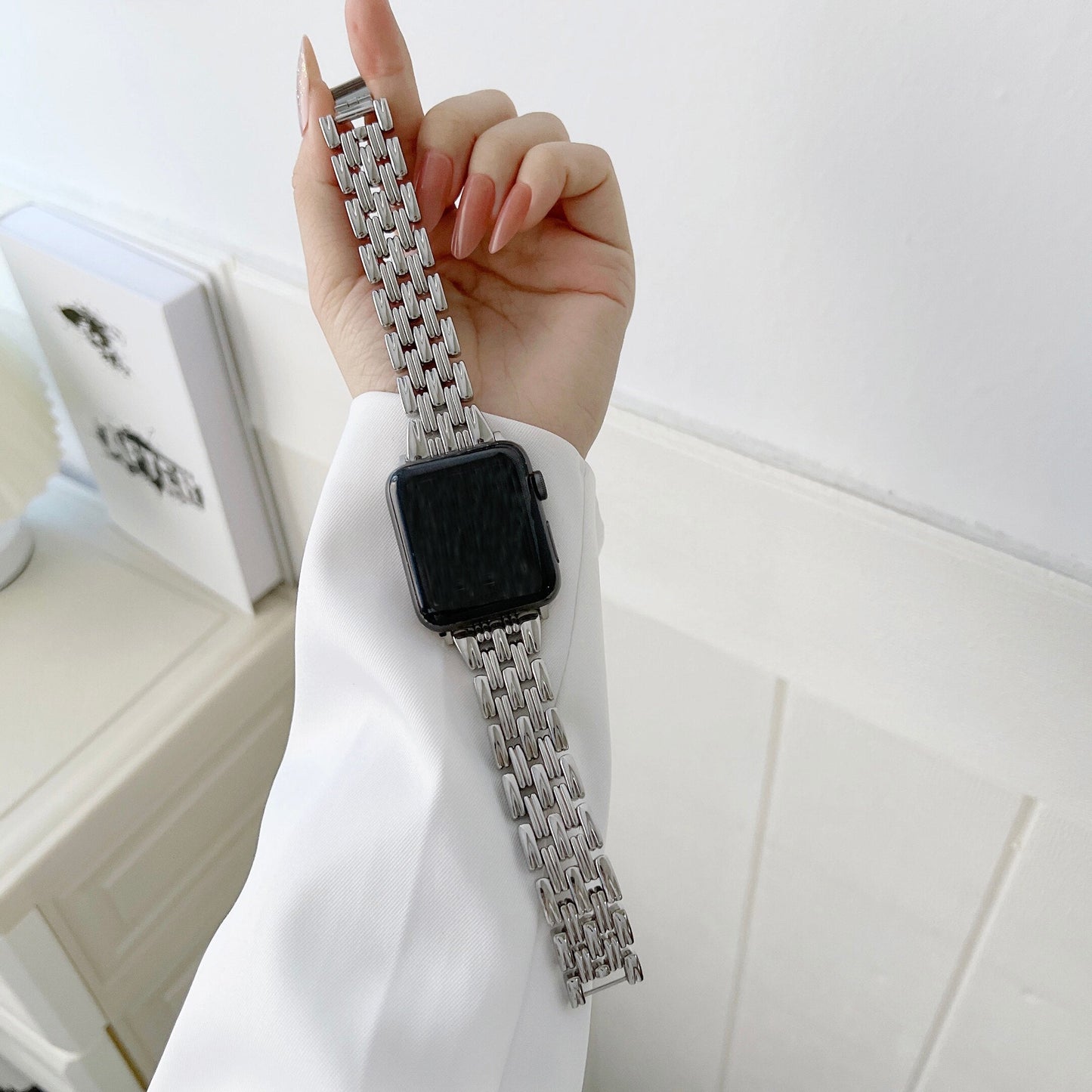 Apple Watch Steel Luxury Strap Series 11/10/9/8/7/6/5/4/ SE / Ultra 1/2/3