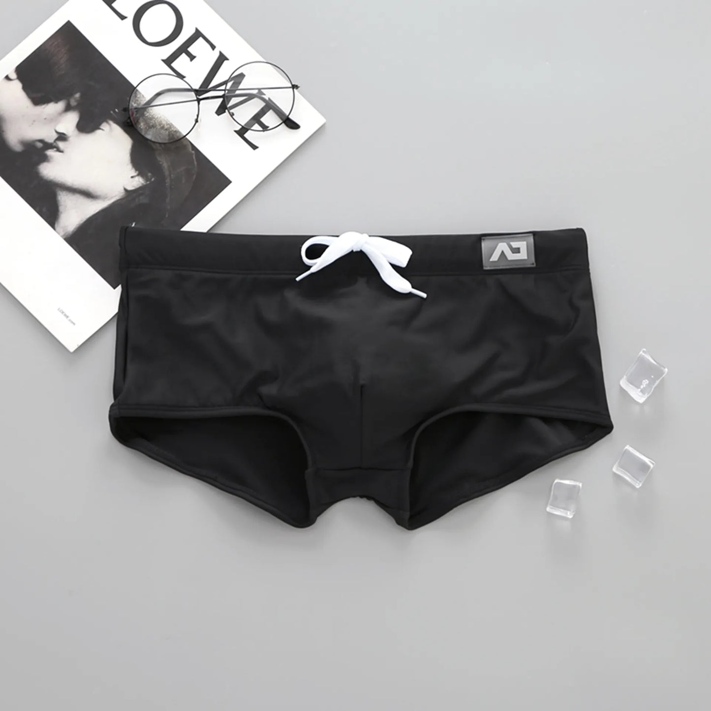 Addicted Solid Swim Trunks