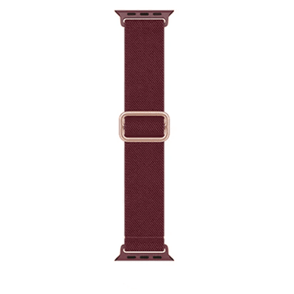 Watch Bands - Soft Nylon Elastic Braided Strap -Apple Compatible