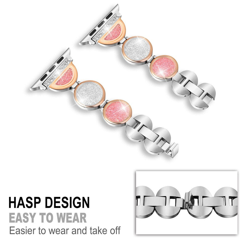 Apple Watch Diamond Band Series 11/10/9/8/7/6/5/4/ SE / Ultra 1/2/3