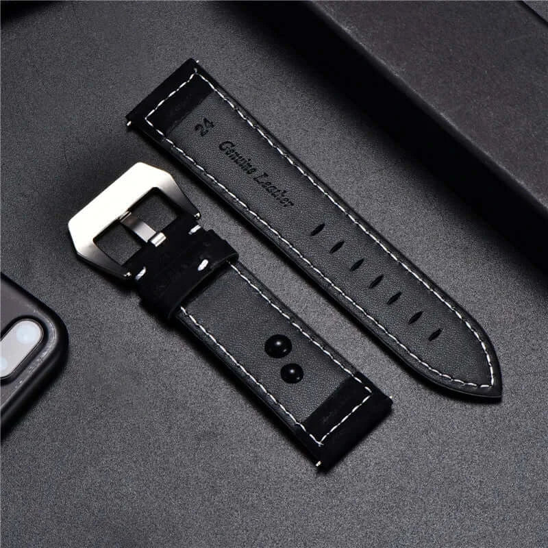 Samsung Galaxy Watch Leather Band - Classic Genuine Design - Triathlete Store