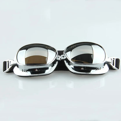 Motorcycle Goggles Vintage Windproof UV Protection for Harley
