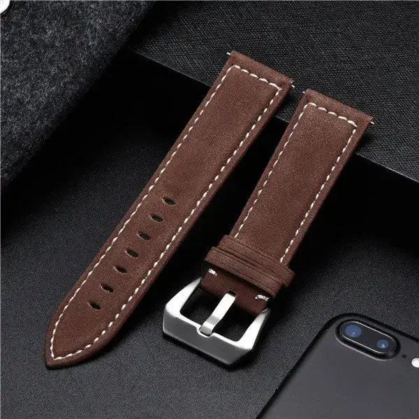 Samsung Galaxy Watch Leather Band - Classic Genuine Design - Triathlete Store