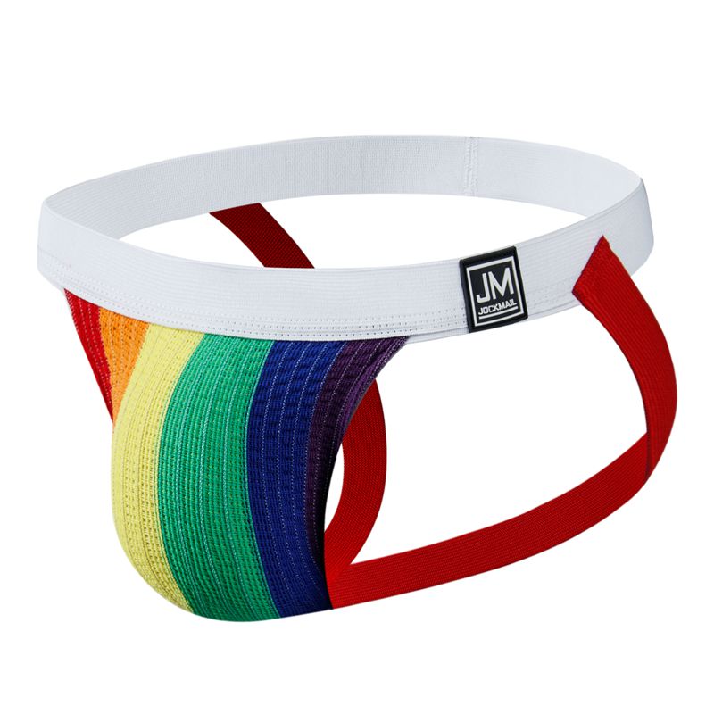 JOCKMAIL Gay Underwear Men Jockstrap Rainbow