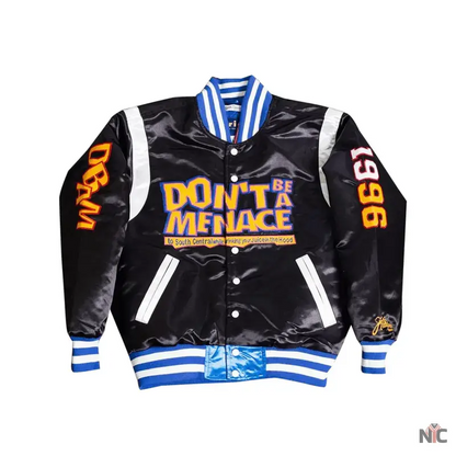 Headgear Classic Black Don’t Be a Menace Satin Jacket