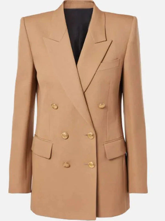 Heather Lind Your Friends and Neighbors Brown Blazer
