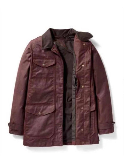Hell Motel S01 Yanna McIntosh Burgandy Hooded Jacket