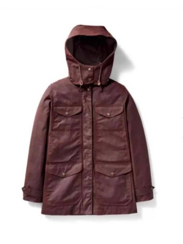Hell Motel S01 Yanna McIntosh Burgandy Hooded Jacket