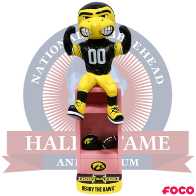 Iowa Hawkeyes Herky the Hawk Pink Locker Bobblehead