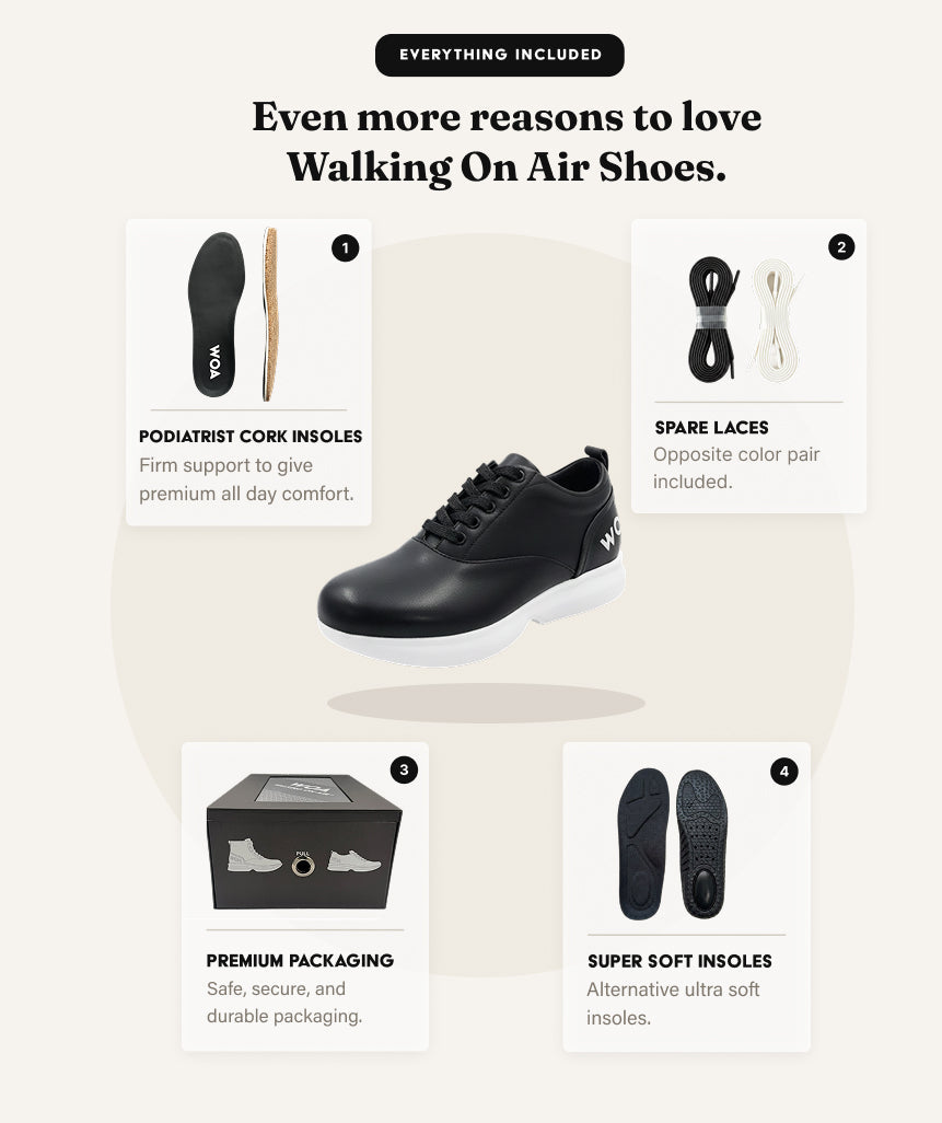 Black & White All-Day WOA Dress Sneaker