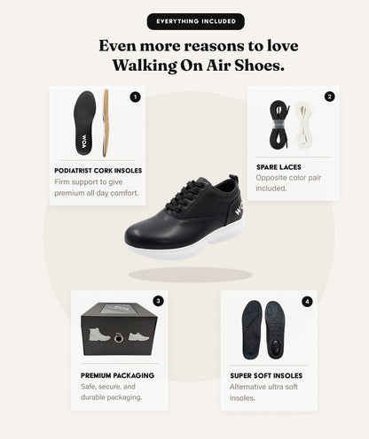 Black & White All-Day WOA Dress Sneaker