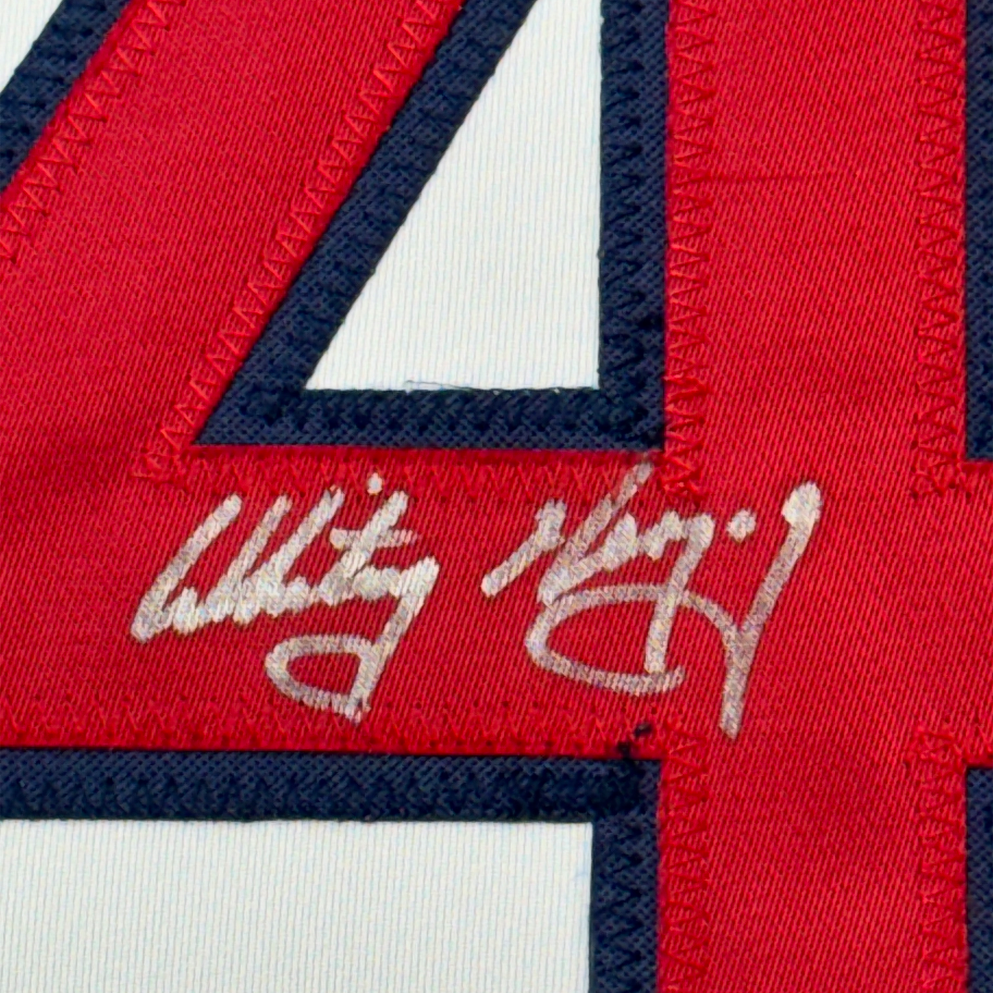 Framed Autographed/Signed Whitey Herzog 35x39 St. Louis White Baseball Jersey JSA COA