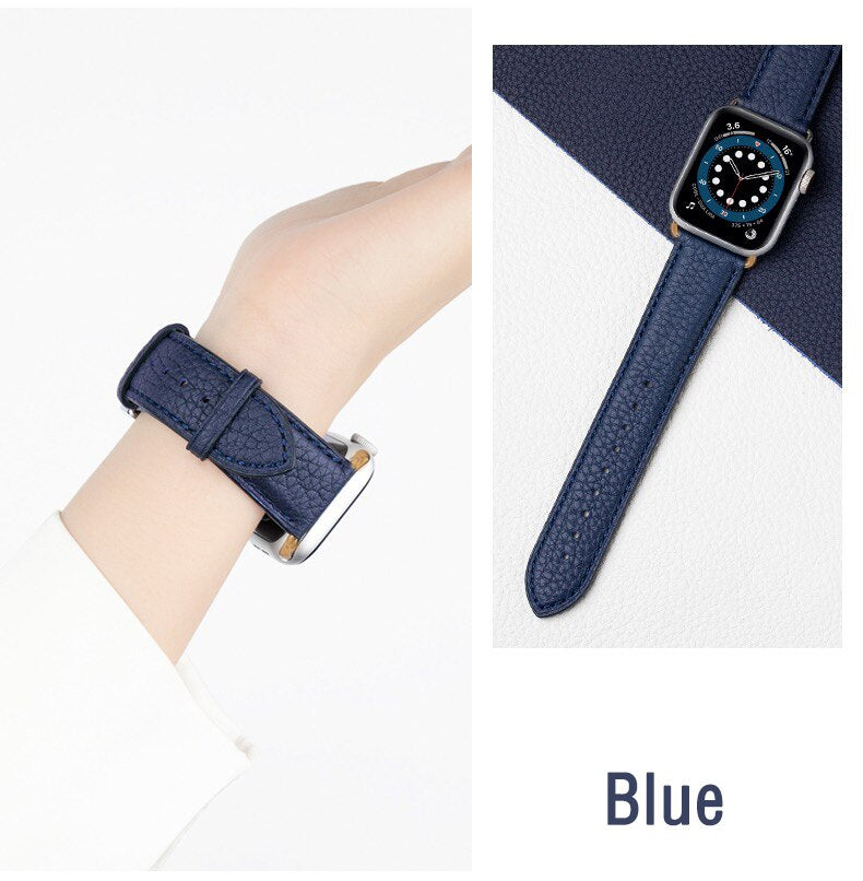 Genuine Leather Loop Apple Watch Band Series 11/10/9/8/7/6/5/4/ SE / Ultra 1/2/3