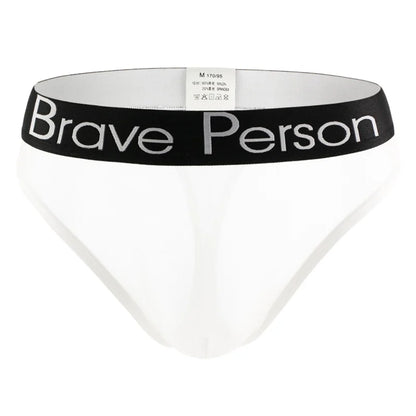 BRAVE PERSON Men's Briefs Transparent Low-waist Briefs