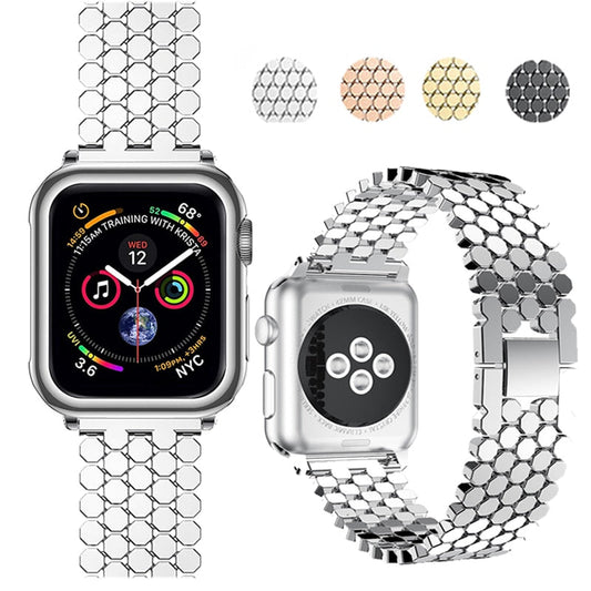 Apple Watch Steel Bracelet/Strap Series 11/10/9/8/7/6/5/4/ SE / Ultra 1/2/3