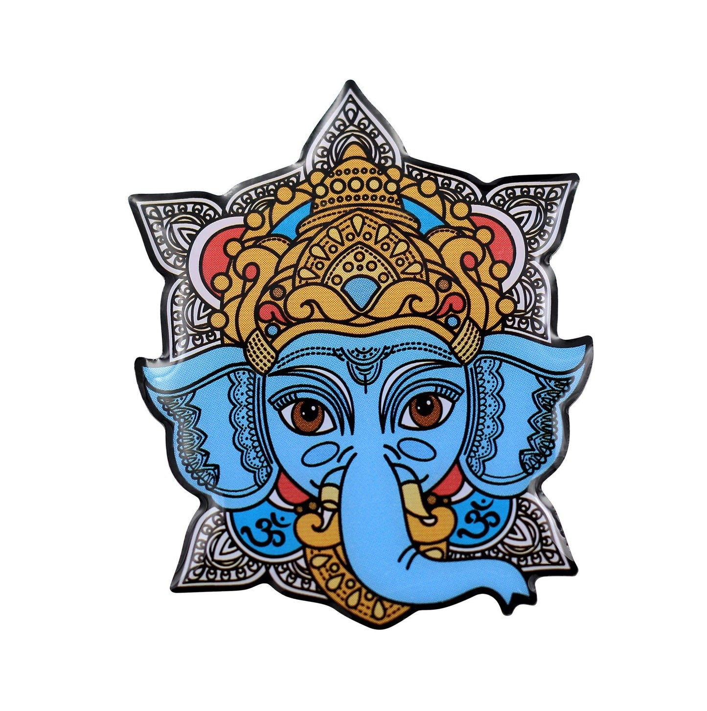 Ganesh Enamel Pin -  Hindu Elephant Lapel Pin Lucky Ganesh Chaturthi Icon For Jackets And Hats