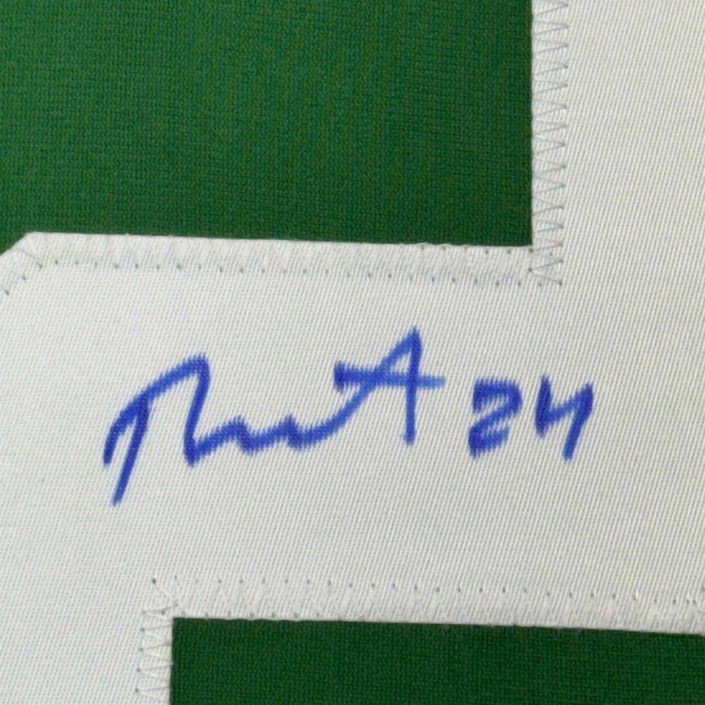 Framed Autographed/Signed Roope Hintz 35x39 Dallas Green Hockey Jersey JSA COA