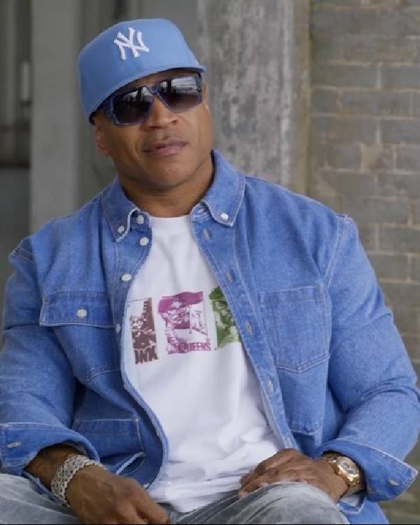 Hip Hop Was Born Here LL Cool J Blue Denim Shirt