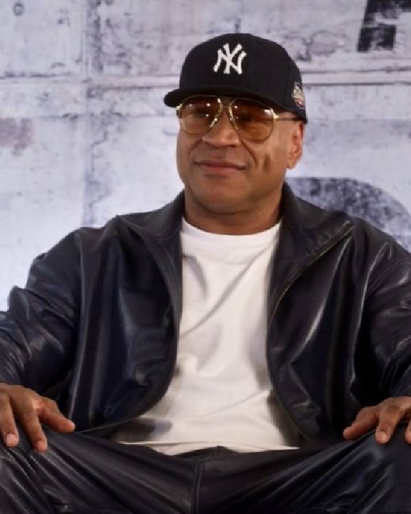 Hip Hop Was Born Here LL Cool J Blue Leather Jacket