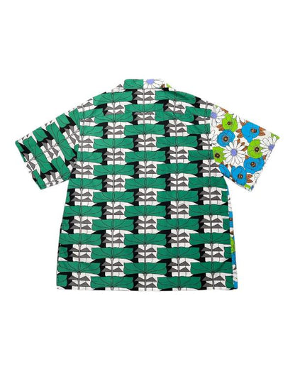 Hitmakers S01 Bernard Harvey Multicolor Mixed Print Shirt