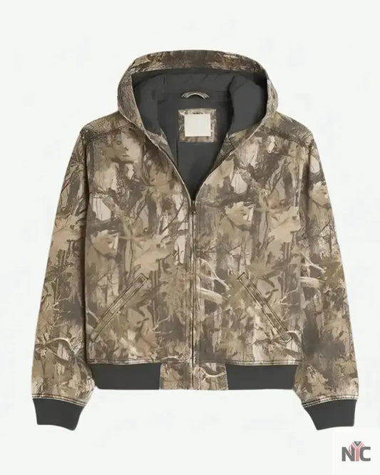 Hollister Camo Hooded Jacket