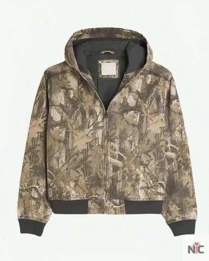 Hollister Camo Hooded Jacket