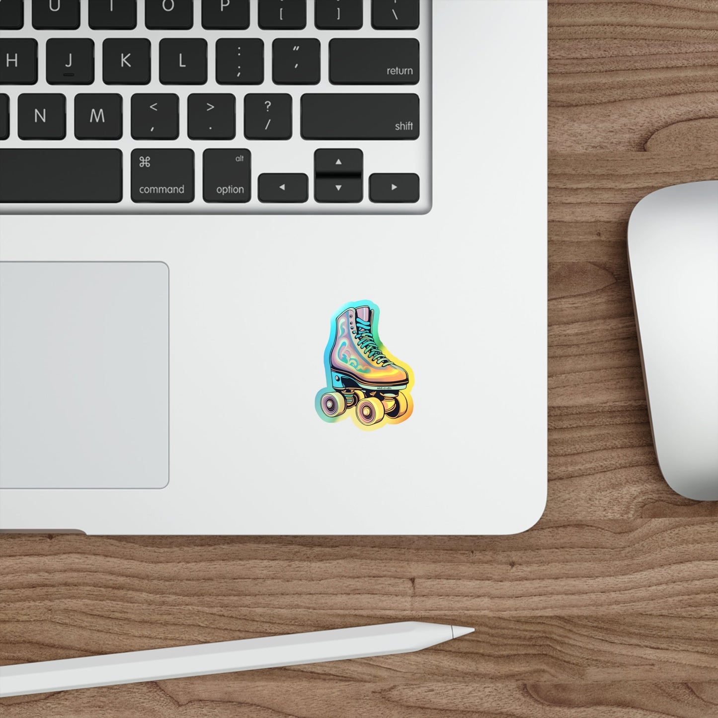 Holographic Psychedelic Roller Skate Sticker