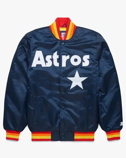 Homage X Starter Astros Satin Jacket