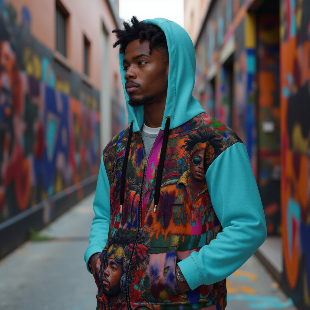 Hood Politics Anime Unisex zip hoodie