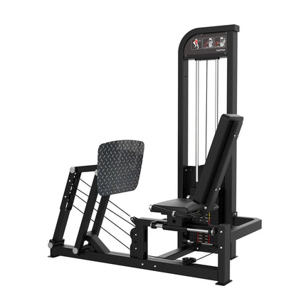 Excel Horizontal Leg Press - Muscle D Fitness - Selectorized Leg Machine - Calf Raise