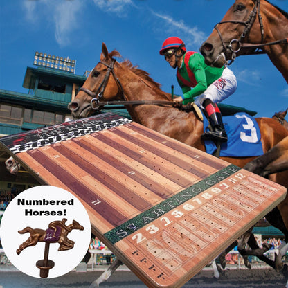 XL Horse Race Party Game - New Heavy Duty Metal Horse Numbered 2-12