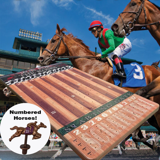 XL Horse Race Party Game - New Heavy Duty Metal Horse Numbered 2-12