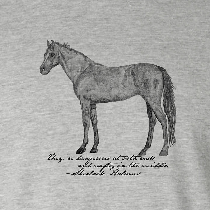 Horses According to Holmes Tee: Unisex